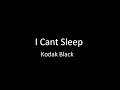 Kodak Black I Cant Sleep Lyrics mp3