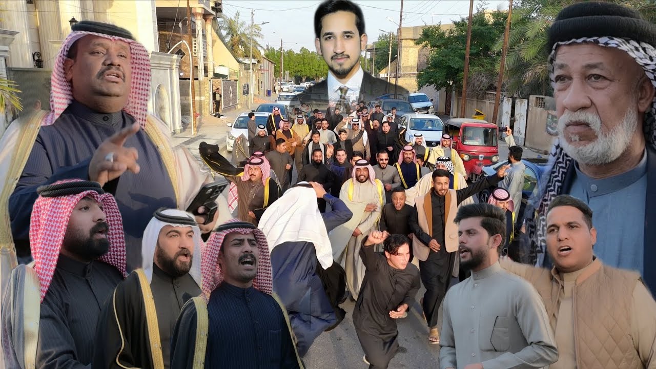 عراضة اهل الزبير الى افراح الشيخ ابو صبر البغلاني زواج ولده علي البغلاني 