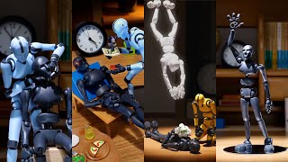 Stop Motion | A series of moving humanlike figures | Sticky Bones