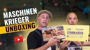 マシーネンクリーガー MASCHINEN KRIEGER  | RACCOON & STURM KAFER UNBOXING | #askHearns
