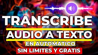 Transcribir audio a texto GRATIS Y SIN LIMITE 2024 -2025 | Convertir de audio a texto 2026 screenshot 2