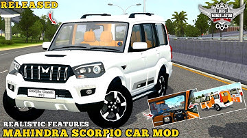 Mahindra Scorpio Classic S11 Mod For Bus Simulator Indonesia | BUSSID V3.7.1 | SMR Driving Games