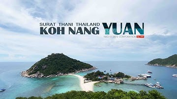 4K Drone footage Koh Nang Yuan, Thailand (2020)