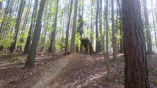 Freedom Park Big Easy Drop on a Steel Hardtail | Mountain Biking in Williamsburg, VA
