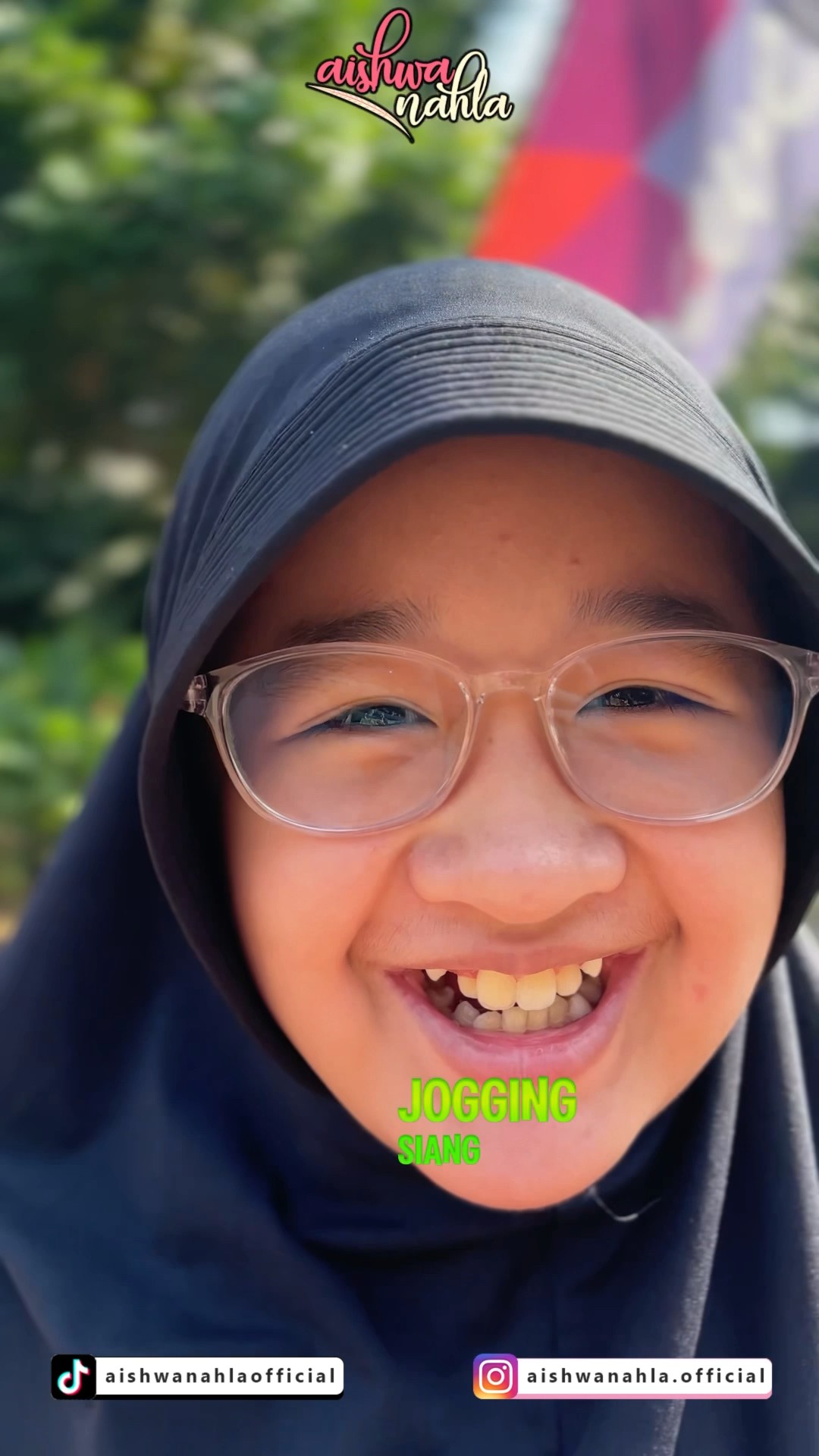 AISHWA JOGGING SAMPAI KE RUMAH WAKIL PRESIDEN