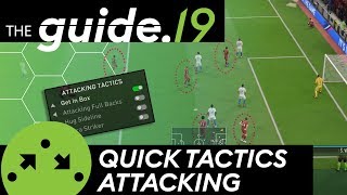 NEW ATTACKING QUICK TACTICS IN FIFA 19 | How to get EXTRA attacking POWER! [FIFA 19 Tutorial]