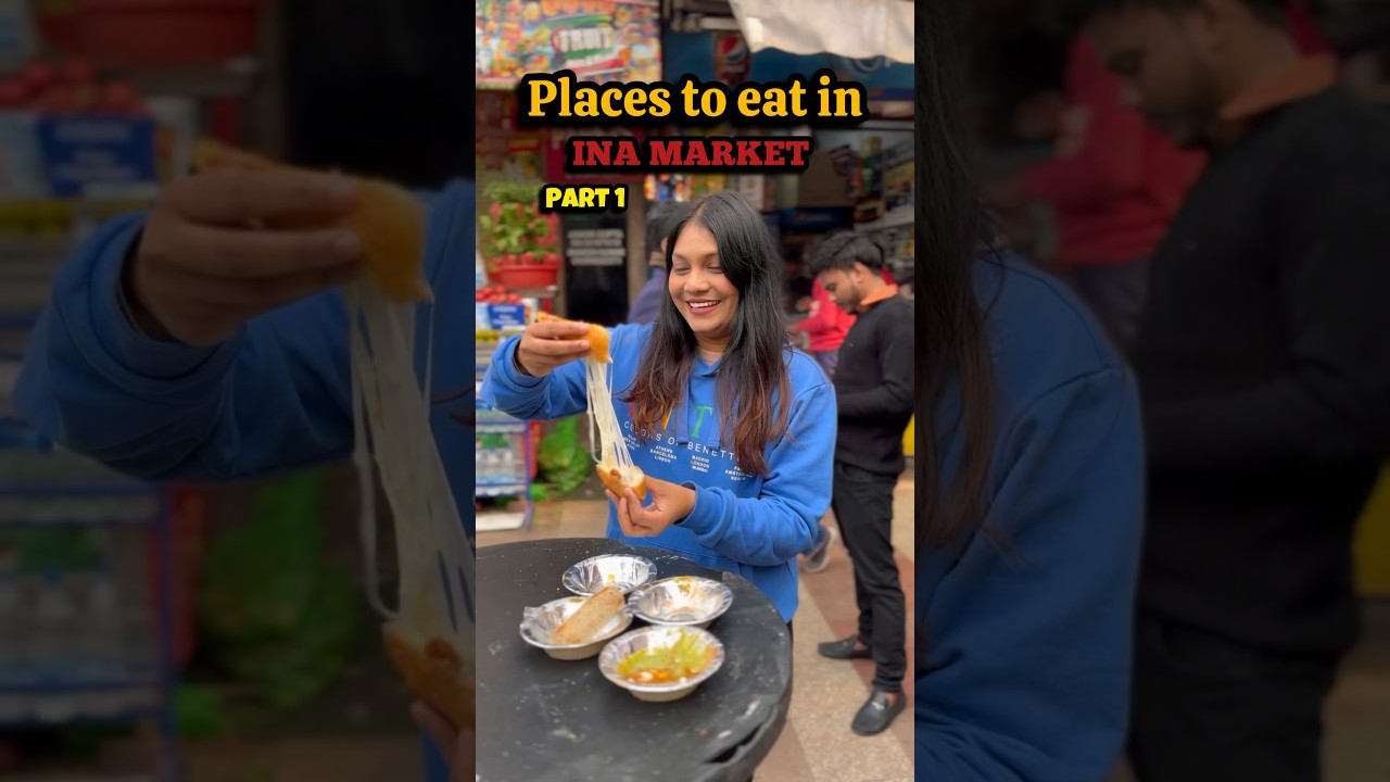 Places to eat in INA MARKET 😍 