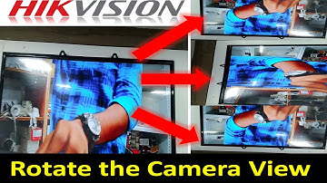 How to rotate the Hikvision camera in Local Monitor | Hikvision Black and White mode setup|Hikvision