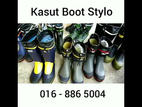 Ready Stock High Quality Rubber Rain Boot Yellow Kasut Boot Getah Pvc Kuning Lazada