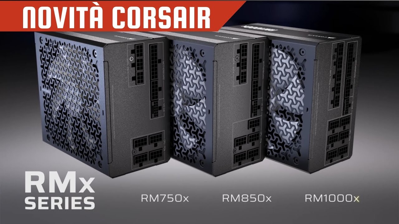 Novità Corsair: Alimentatori RMx, il Potere è Flessibile!