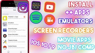 New Install ++ Apps/ Movie Apps/ Emulators/ Screen Recorders (NO JB/COMP) iOS 10/9 iPhone/iPod/iPad screenshot 2
