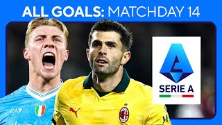 EVERY GOAL from Matchday 14 in SERIE A: Pulisic & Højlund DOUBLE | CBS Sports Golazo