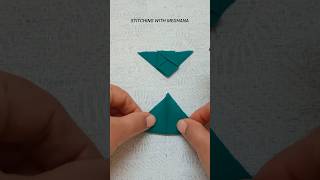 how to make new, trendy and beautiful triangle #sewing #triangledesign #shorts #shortsfeed #diy