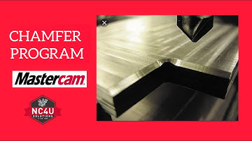 How to program Chamfer in Mastercam ? Mastercam இல் Chamferஐ புரோகிராம் செய்வது எப்படி ?- Mastercam
