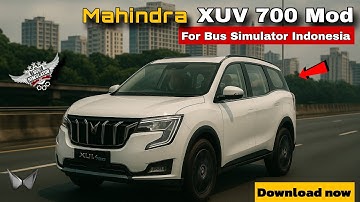 Download Realistic Mahindra XUV 700 Mod for Bus simulator Indonesia.