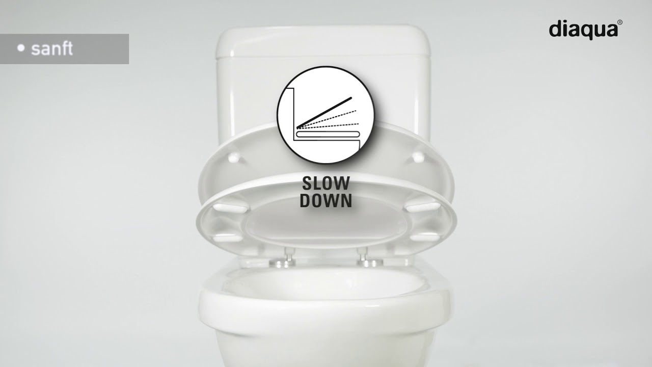 diaqua WC-Sitz mit Slow-Down Funktion