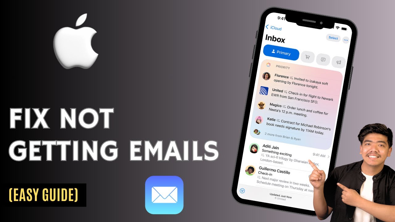 How To Fix Not Getting Emails On iPhone - Step By Step Guide - YouTube