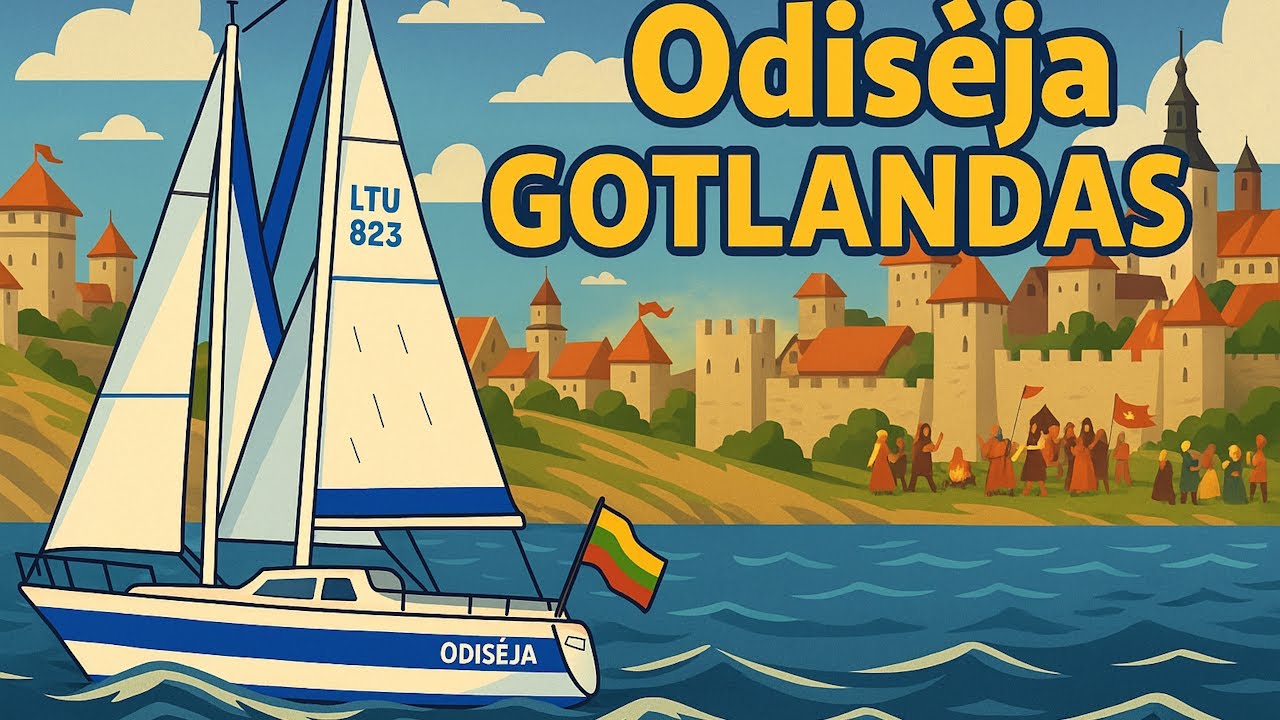 Odisėja. Gotlandas. Buriavimas Baltijos jūra į Viduramžių festivalį Medeltidsveckan