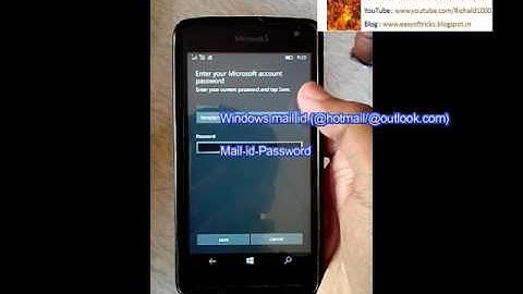 Make/Set password on Microsoft(Lumia Series) /(can