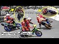 RACING IS A FAMILY ! insiden Duel Agus Kempul vs Soffan Zyrof Underbone 116cc - Road Race Kebumen