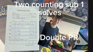 2x2 double PR. 1.28 average and 0.88 single!!