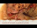 Lasanha de berinjela na panela de pressão