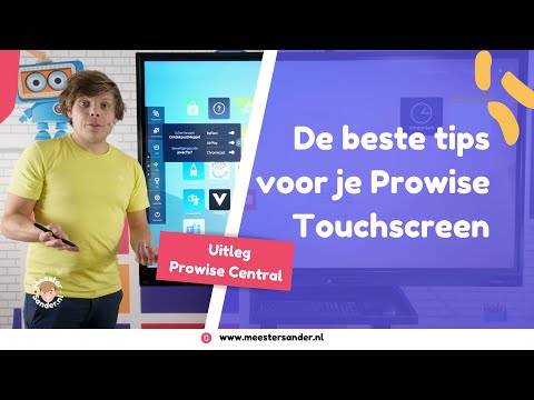 Uitleg Prowise Touchscreen - Aan de slag met Prowise Central