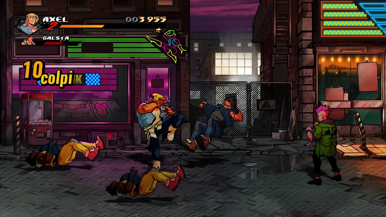 STREETS OF RAGE 4 Walkthrough Stage 1 (PC) Normal Mode FULL GAME No Commentary