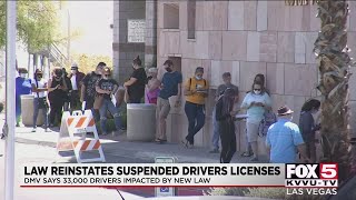 New Nevada law reinstates suspended licenses