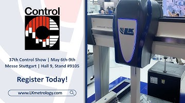 CONTROL 2025 - LK Metrology / Hall 9 / Stand 9105