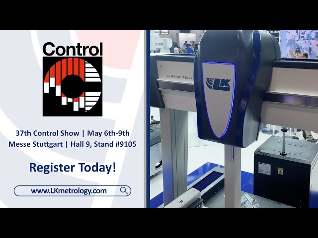 CONTROL 2025 - LK Metrology / Hall 9 / Stand 9105