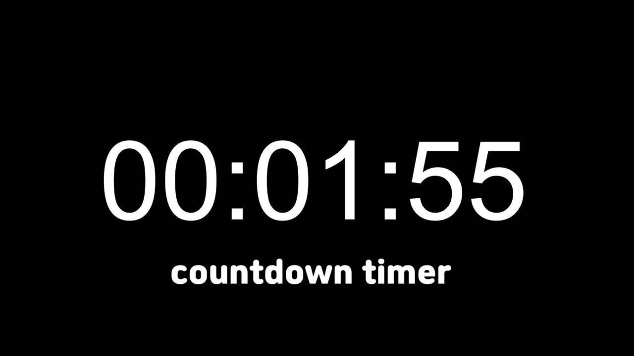 115 Second Countdown Timer 115초 카운트다운 타이머 - YouTube
