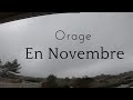Ref:GoF0pOnzaRg Orage en Novembre, le 9 / Grospierres (07)