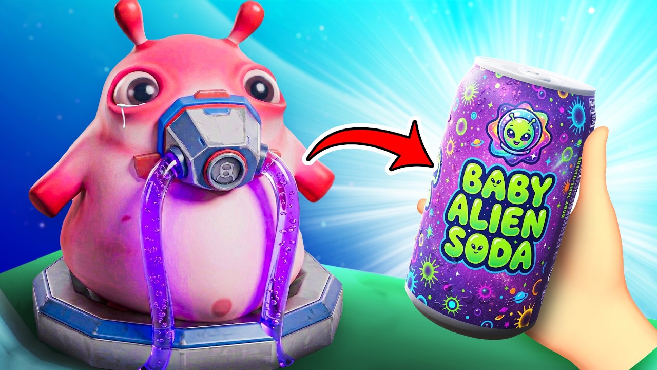 I HARVESTED Alien Babies To Make SODA! - Space Control VR - YouTube