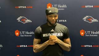 UTSA WR Willie McCoy Post Practice Interview 11.27.24
