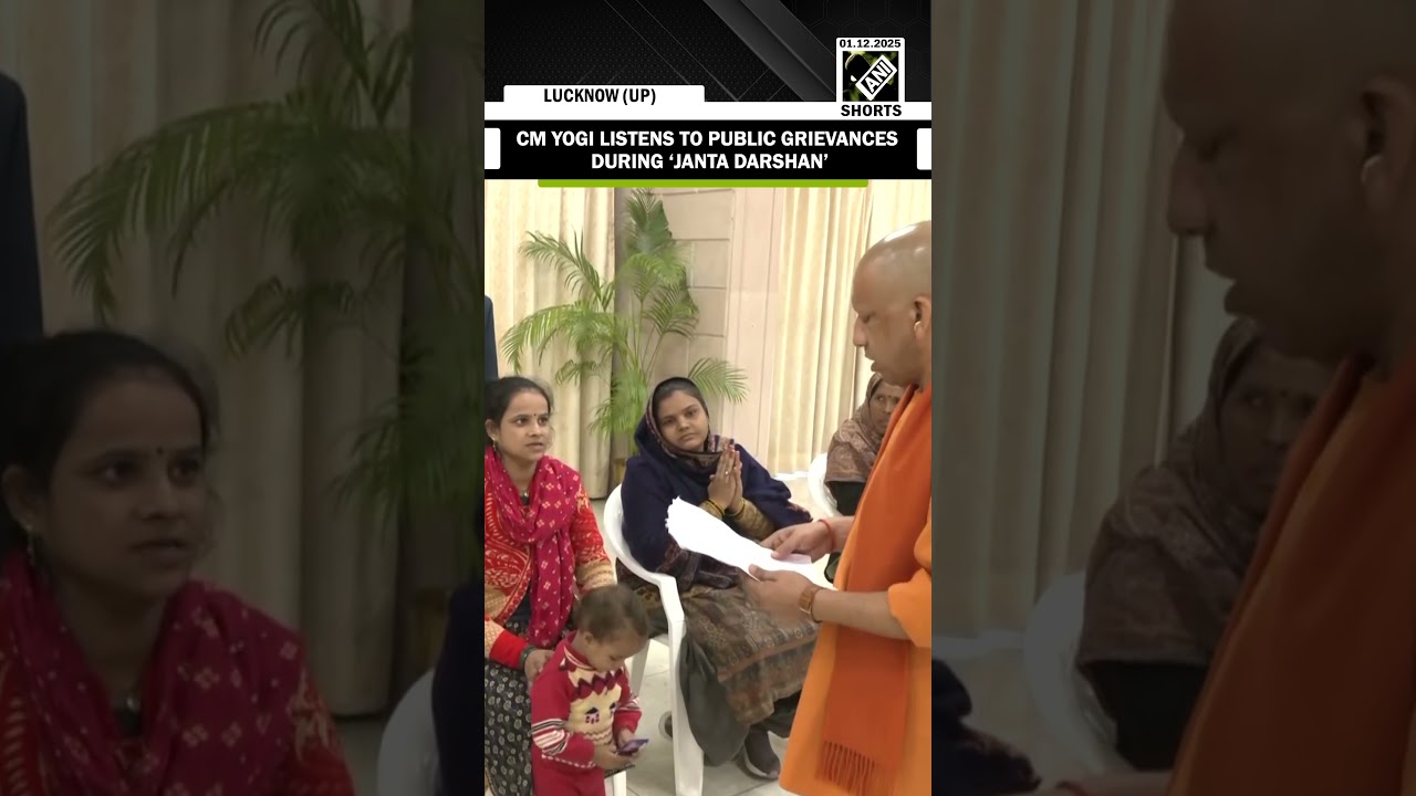 UP CM Yogi Adityanath holds ‘Janta Darshan’ in Lucknow; listens to public grievances