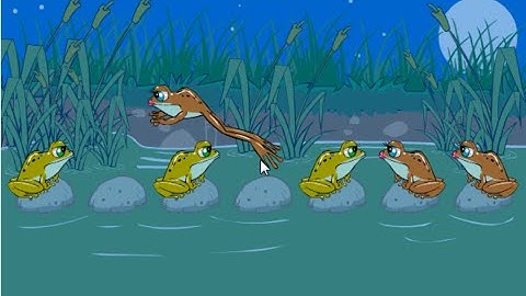 Solving puzzle 4 : Frog leap challenge