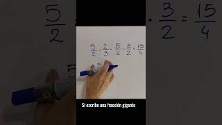 ¿Por qué al dividir fracciones terminamos multiplicando?
