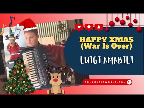 LUIGI AMABILI suona "Happy Xmas (War Is Over)" 🎹🎶