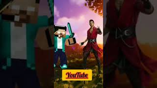Herobrine V/S Free Fire All Characters.. #minecraft #vs  #freefire #shorts