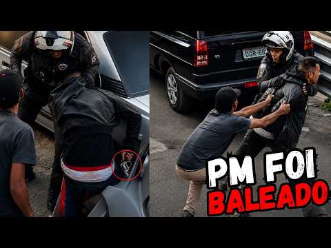 POLICIAL MILITAR É BALEADO EM PARAISÓPOLIS — TUDO FOI REGISTRADO
