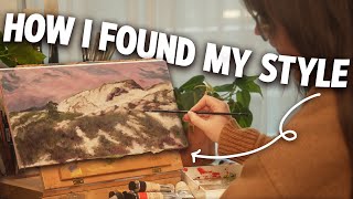 How to find your own art style! 🎨 Tips for self taught artists to find their art style