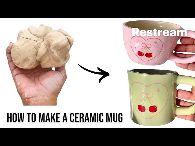 How to make a ceramic mug at home: 2 methods - YouTube