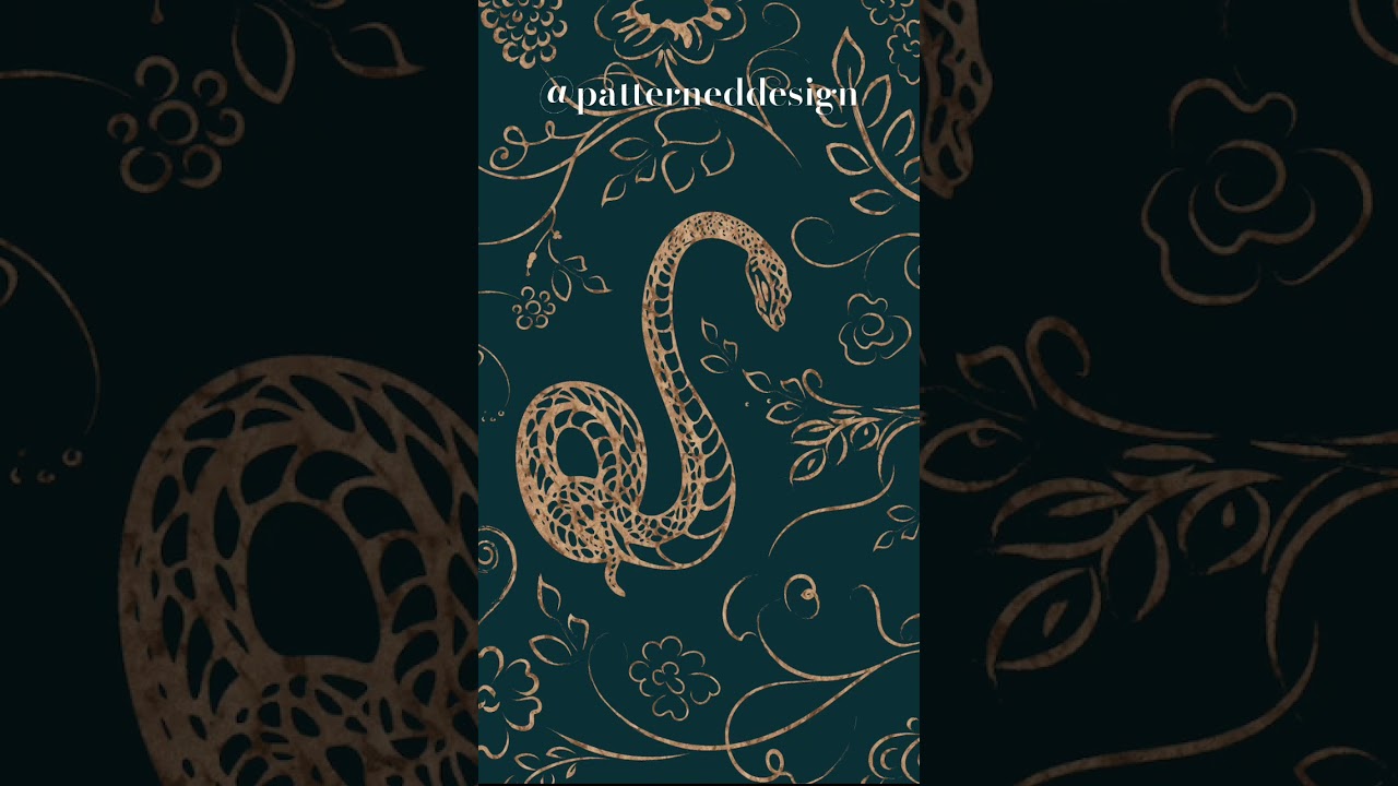 Luxury custom made wallpaper for the interiors by PatternedDesign 