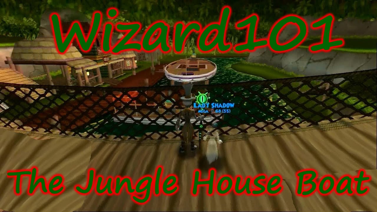 Wizard101 House Tours Jungle House Boat YouTube