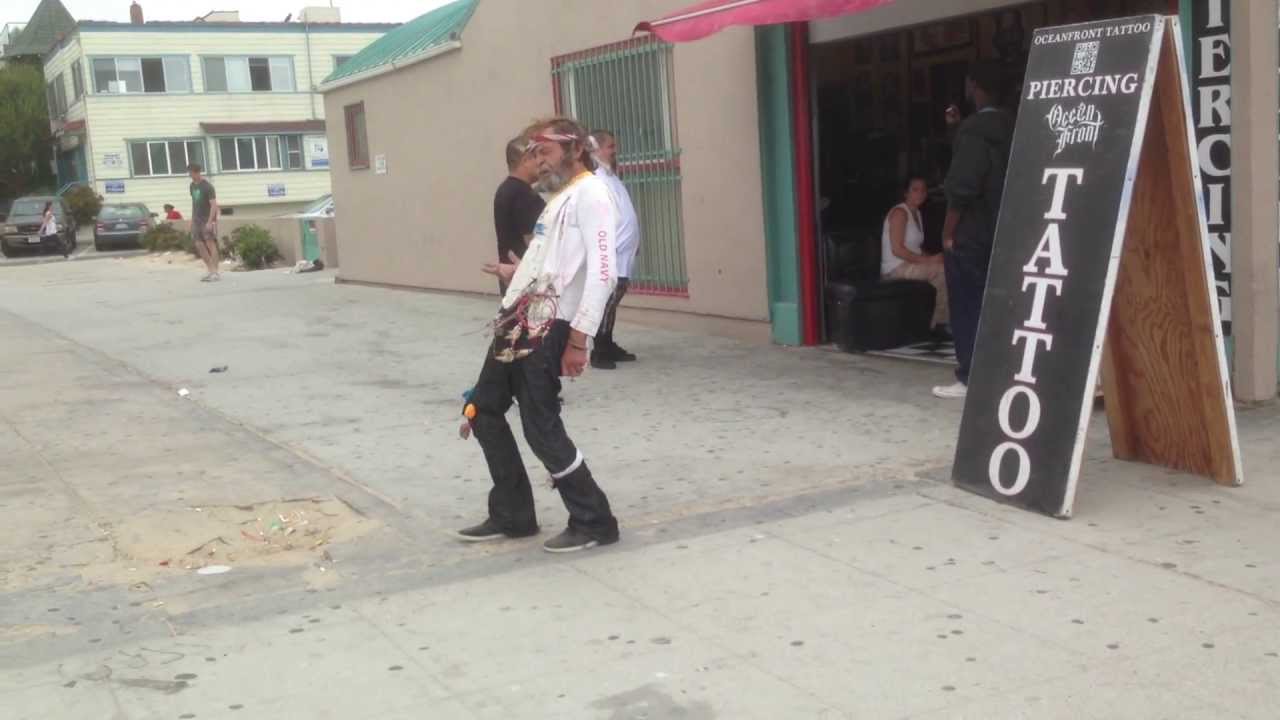Guess what drug this guy is on in Venice Beach June 8 2013 YouTube