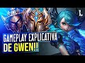 GWEN GAMEPLAY | TRYHARD NA SAGA GOLD AO MONARCA EXPLICATIVA!! | LoL Wild Rift