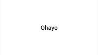 Ohayo Sound Effect Ringtone (Anime Girl)