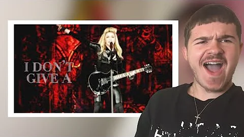 TEENAGER REACTS TO | Madonna & Nicki Minaj - I Don’t Give A (Live From The MDNA Tour) | REACTION !