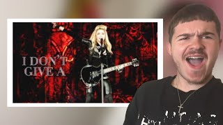 TEENAGER REACTS TO | Madonna & Nicki Minaj - I Don’t Give A (Live From The MDNA Tour) | REACTION !